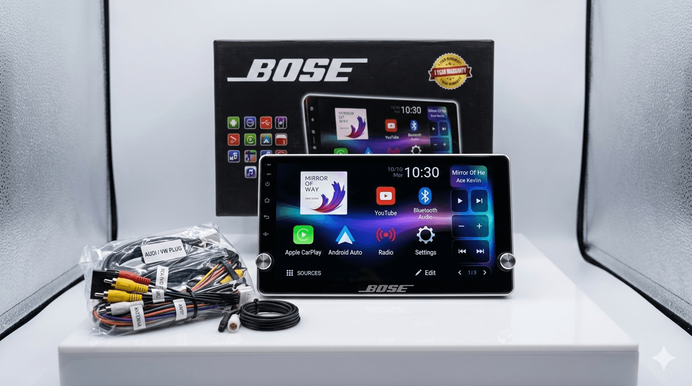 BOSE 9" Android Multimedia Panel (2GB/32GB) | Wireless CarPlay & Gorilla Glass - Image 1