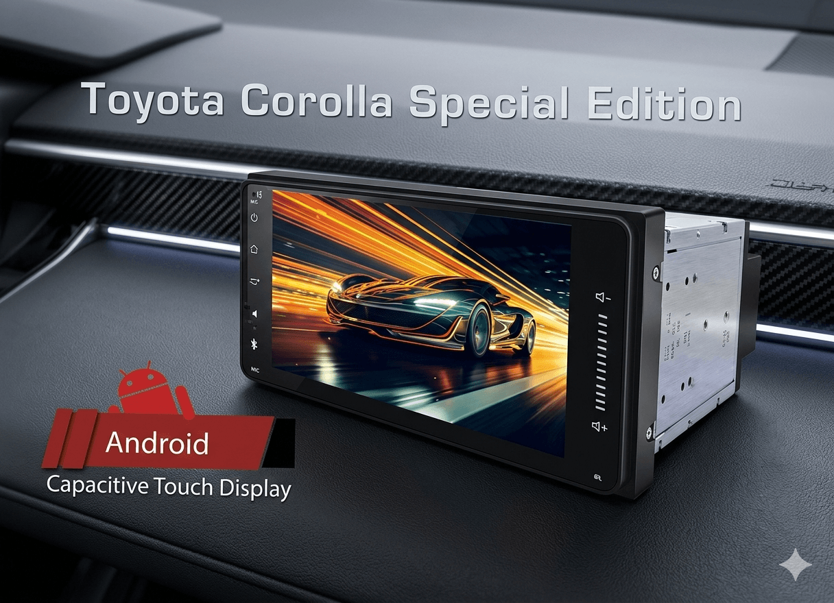 7" Universal Android Multimedia Panel (1GB/16GB) | IPS Display & 2.5D Glass - Image 1