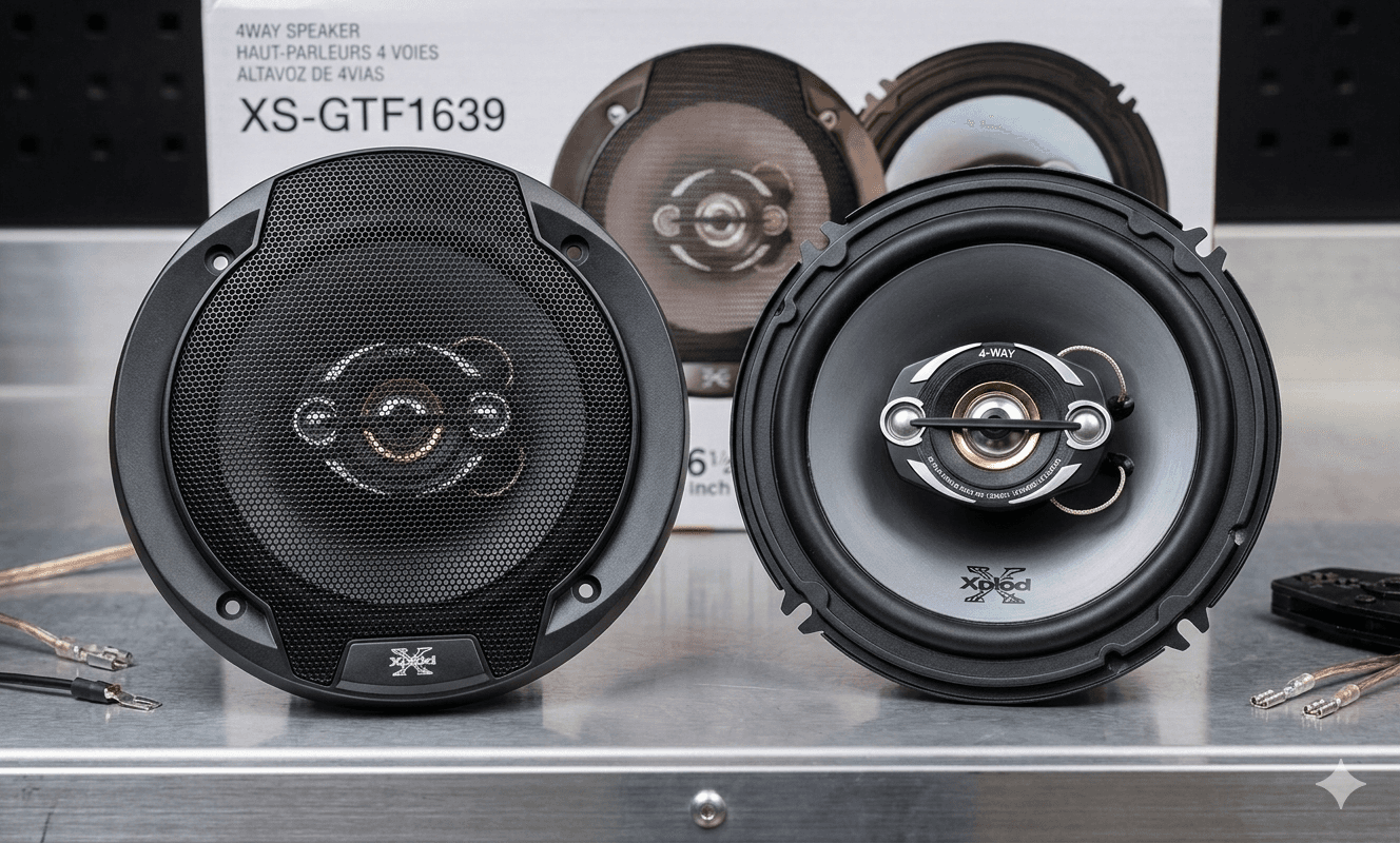 Sony Xplod XS-GTF1639 6.5" 4-Way Speakers - 700W Extra Bass Edition - Image 1