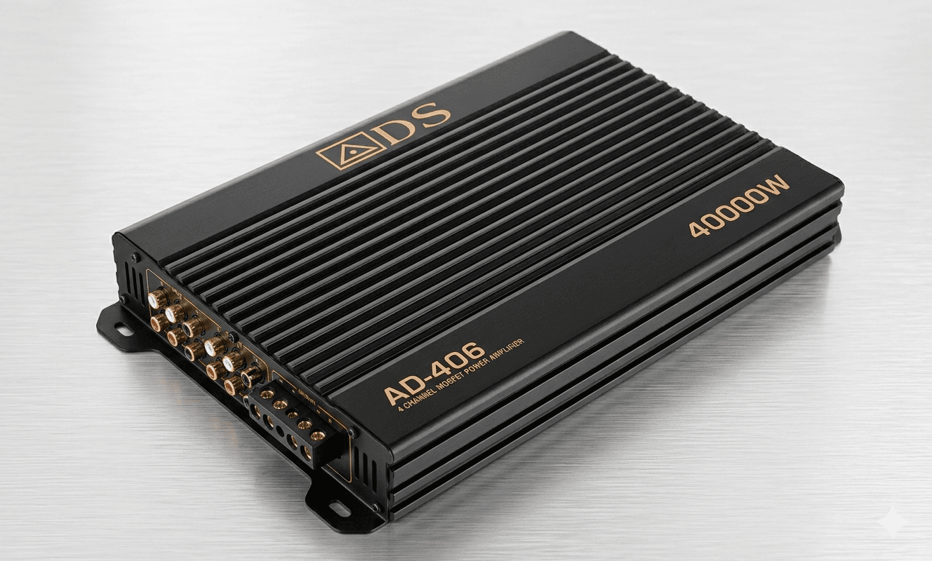 ADS AD-406 4-Channel High-Output MOSFET Power Amplifier - 40,000W Max