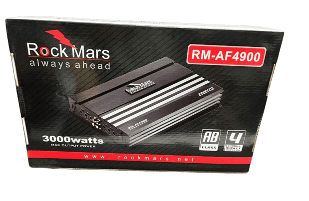 RockMars RM-AF4900 4-Channel MOSFET Power Amplifier - 3000W Max