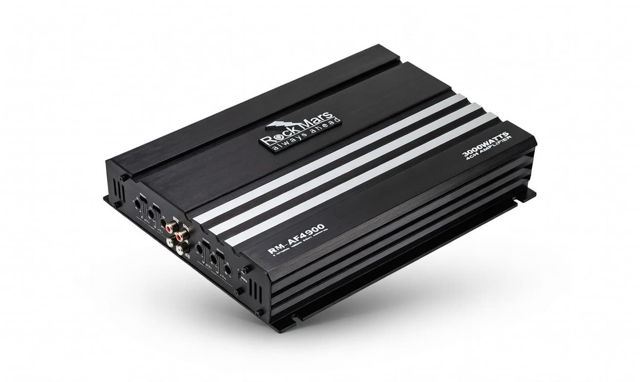 RockMars RM-AF4700 4-Channel MOSFET Power Amplifier - 3000W Max