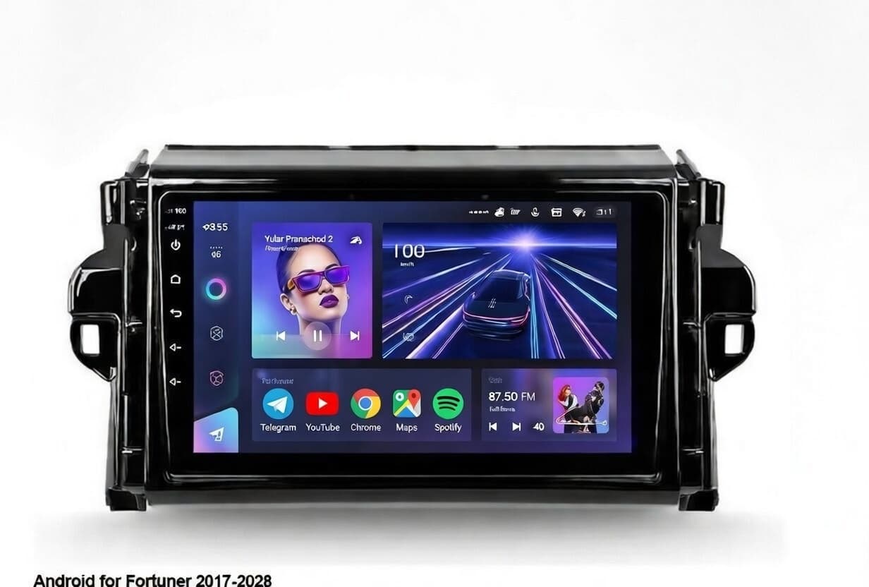 Toyota Fortuner (2017–2026) Android Multimedia Infotainment System - Image 1