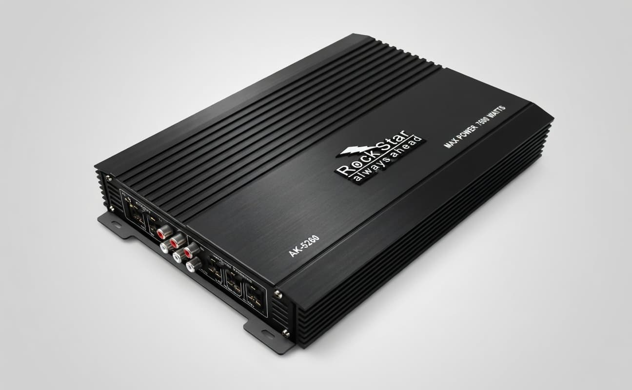 RockStar AK-5260 4-Channel MOSFET Power Amplifier - 7500W Max