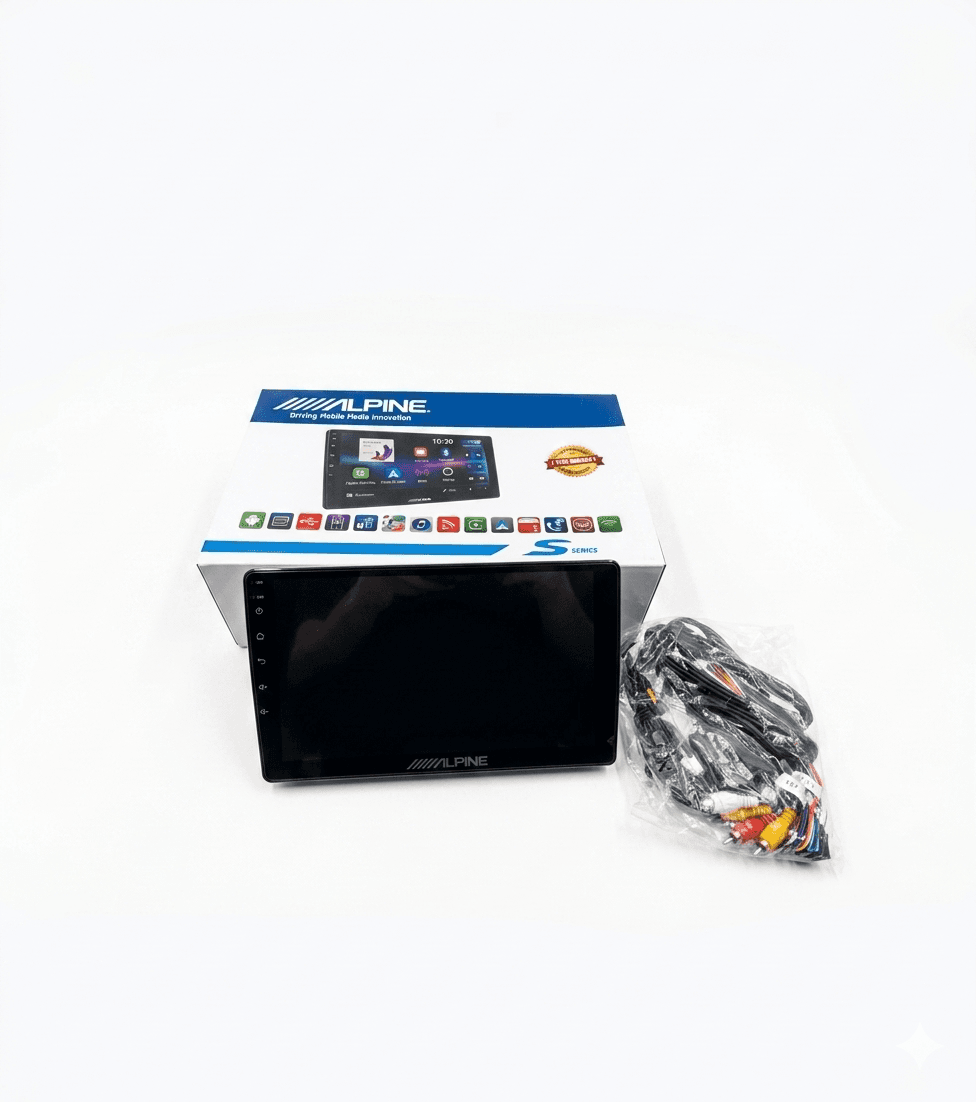 Alpine 9" Android Multimedia Panel (2GB/32GB) | Wireless CarPlay & Gorilla Glass - Image 1