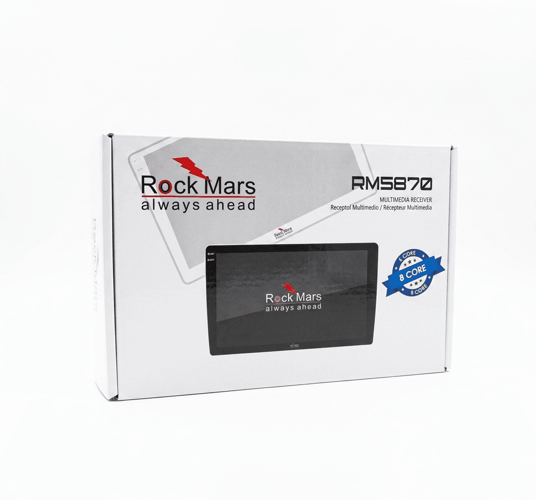 RockMars Android Multimedia System – Wireless Apple CarPlay & Android Auto (2GB RAM / 32GB ROM) - Image 1