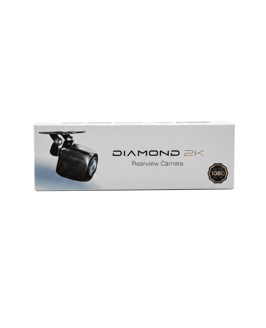 Diamond 2K Rearview Camera with Moving Trajectory Lines - Image 1