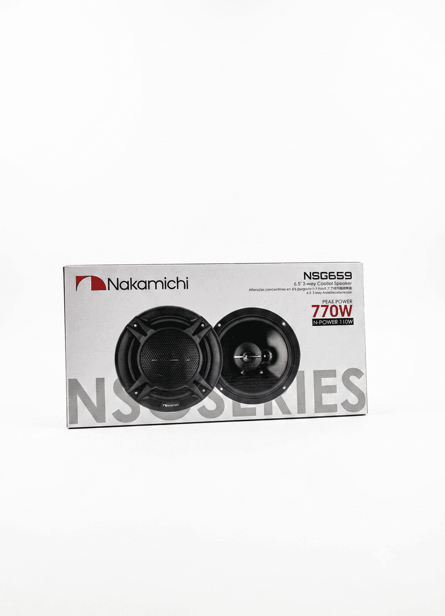 Nakamichi NSG659 Genuine 6.5" 3-Way Coaxial Speakers - Image 1