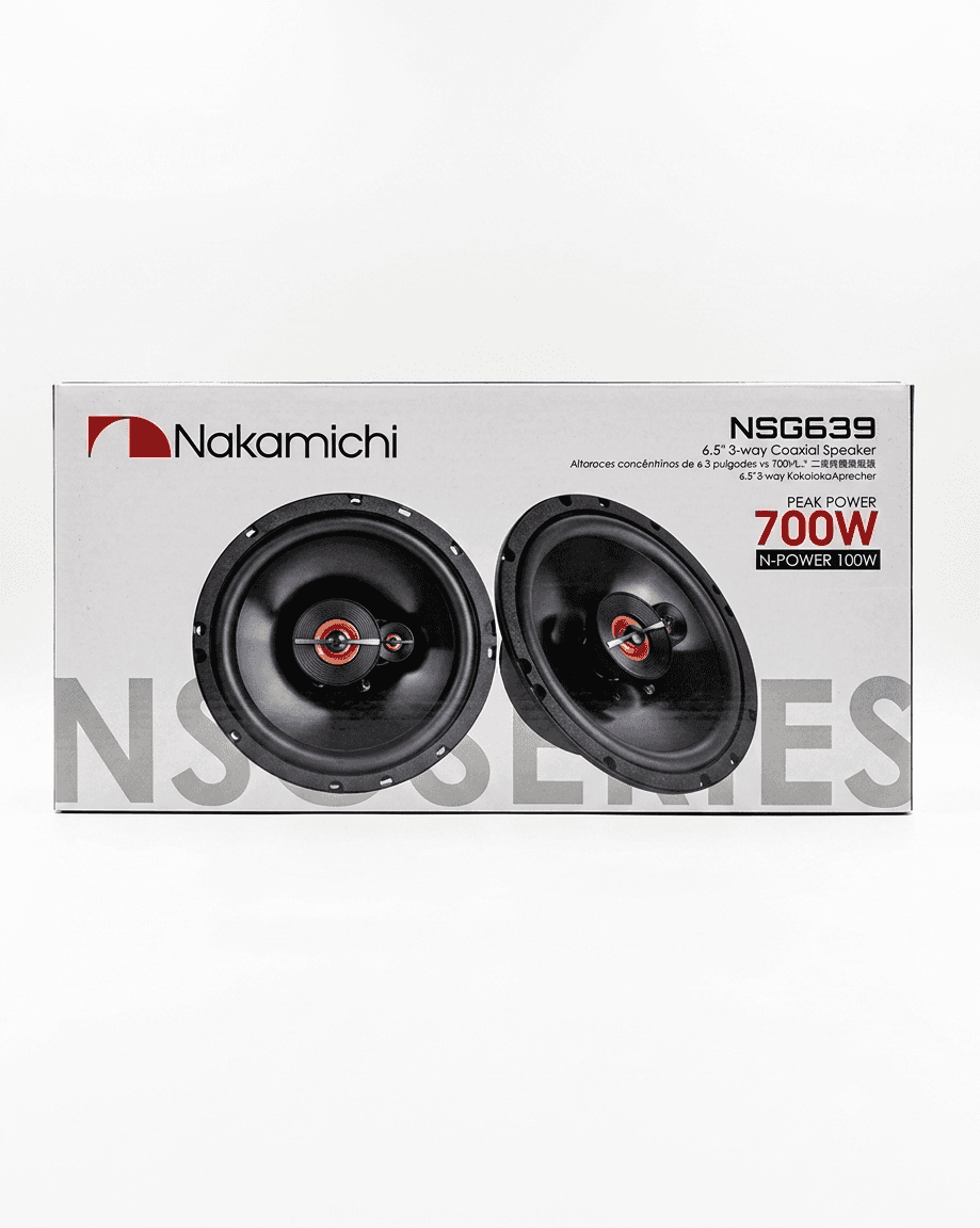 Nakamichi NSG639 Genuine 6.5" 3-Way Coaxial Speakers - Image 1