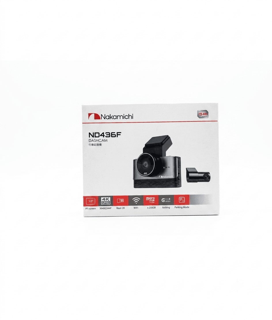 Nakamichi ND436F 4K ultra HD Dash Cam - Image 1