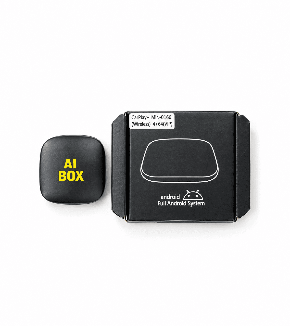 AI Box 4GB/64GB – Wired CarPlay & 8-Core WiFi Car Multimedia Box