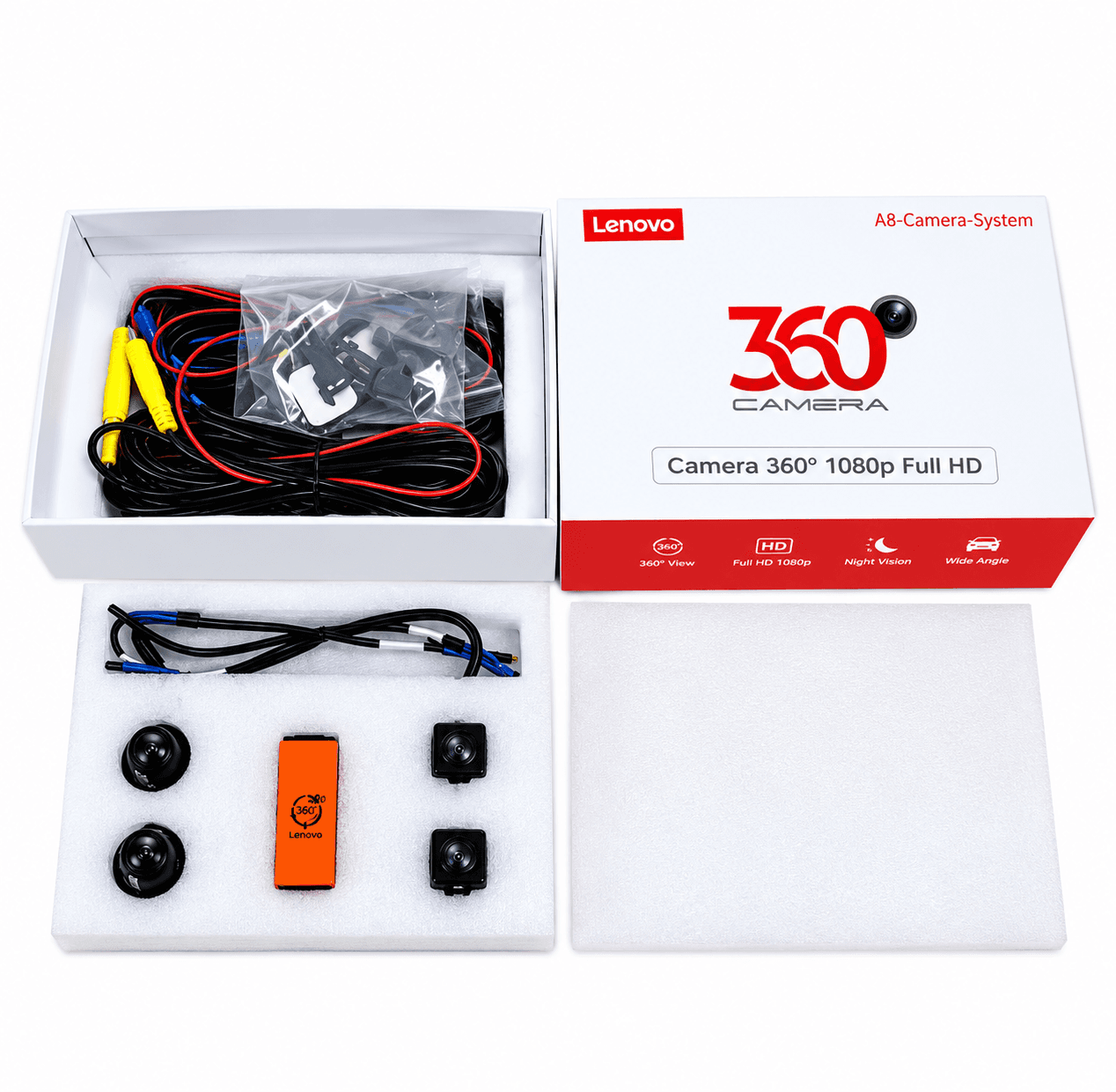 Lenovo 360° Camera 1080P HD Car Camera System - Image 1